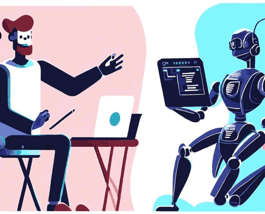 ai vs human web designer