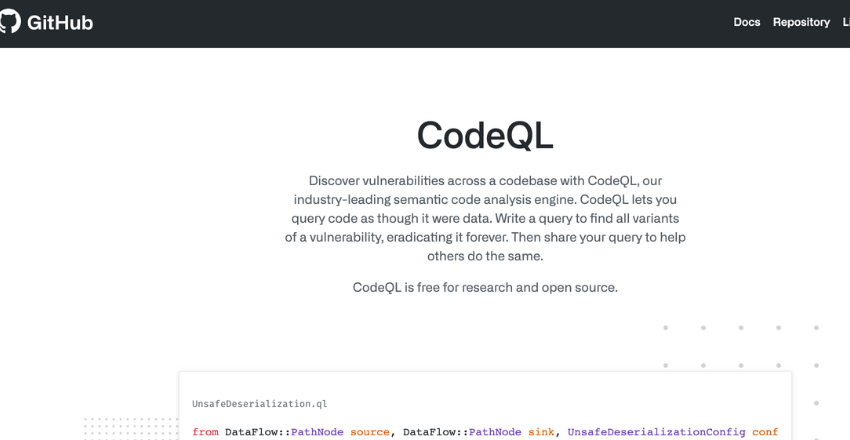 GitHub's CodeQL